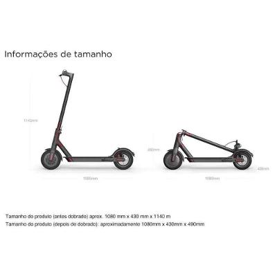 Patinete Elétrico E-Scooter Foston Fs S09 10400Mah Nº 09