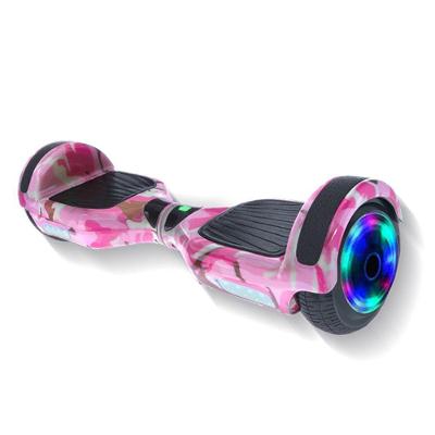 Hoverboard Overboard Skate Elétrico Led Rosa Camuflado Nº17