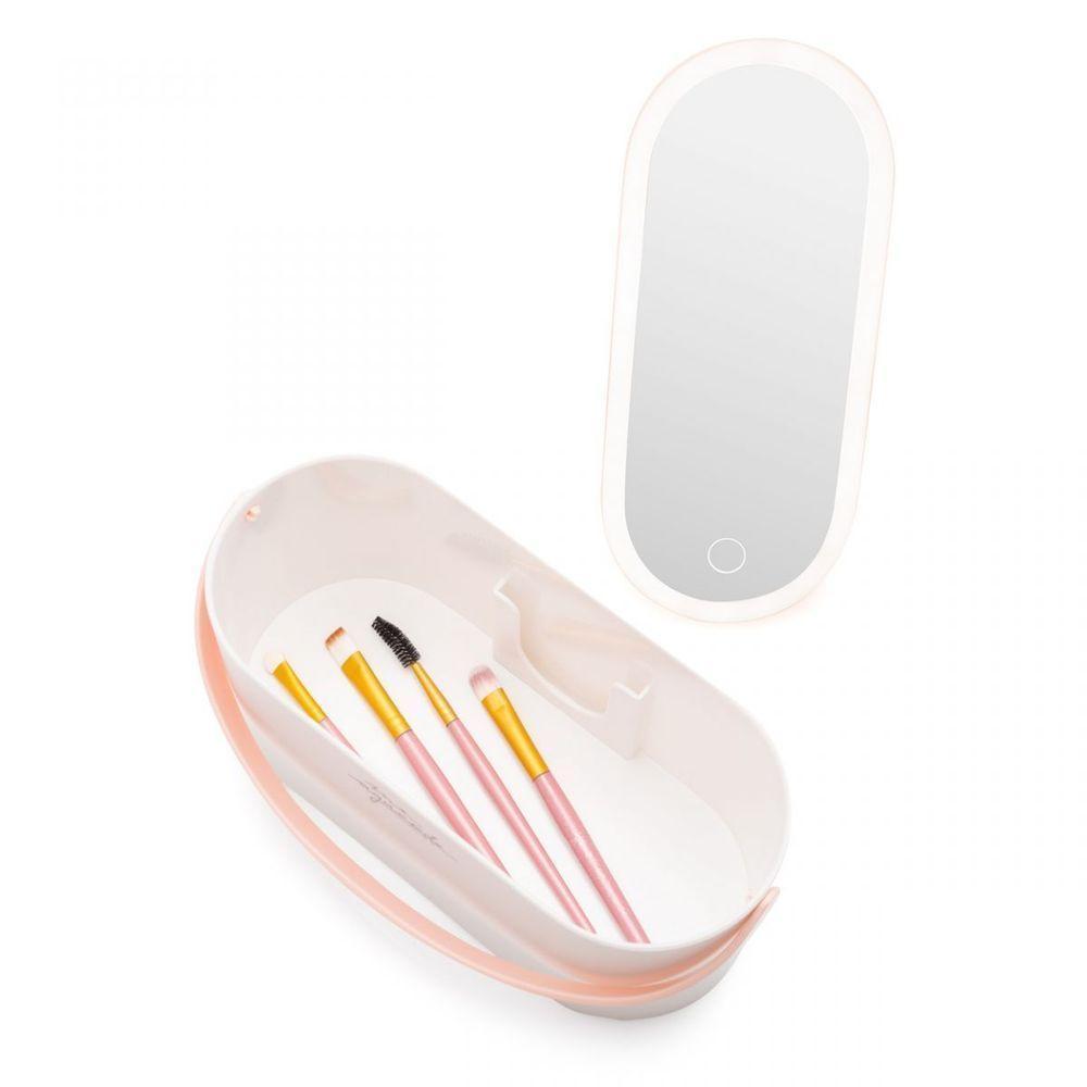 Porta Bijoux Com Espelho Led Me Aguarde - 3