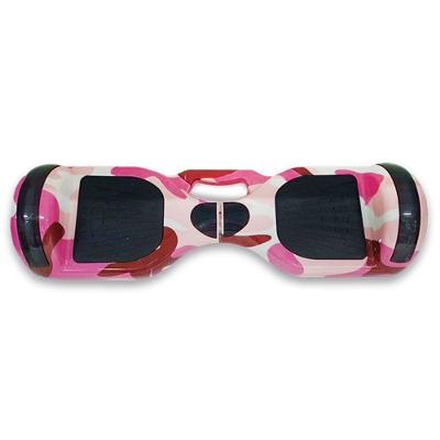Hoverboard Infantil Skate Elétrico Led Rosa Camuflado