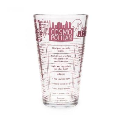 Copo Com Receitas De Drinks Vodca