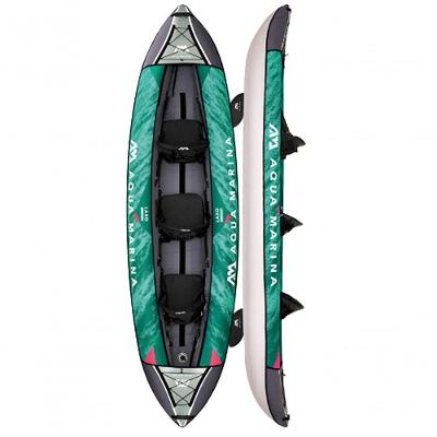 Caiaque Laxo 12'6 La-380 / 2022 Aqua Marina Para 3 Pessoas C/ Remo Incluído