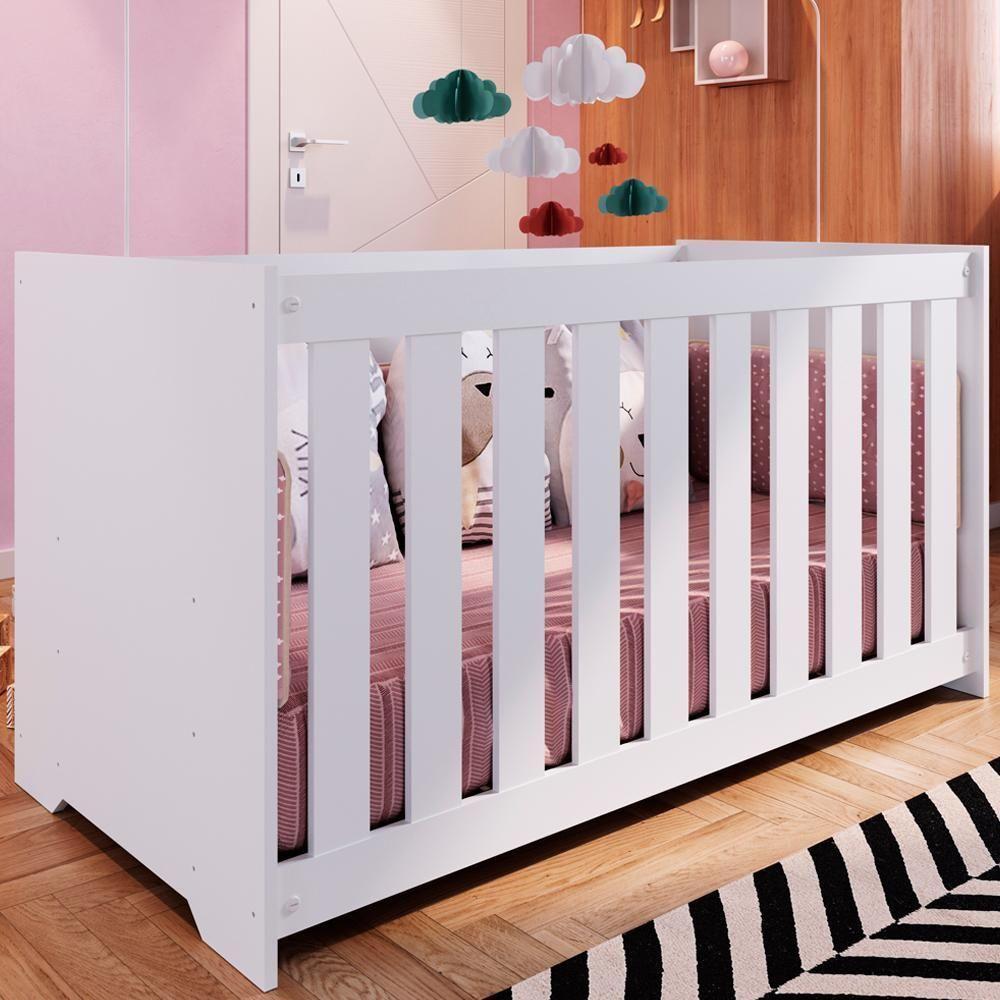 Berço Com Mosquiteiro La001 Branco Comm Branco - 2