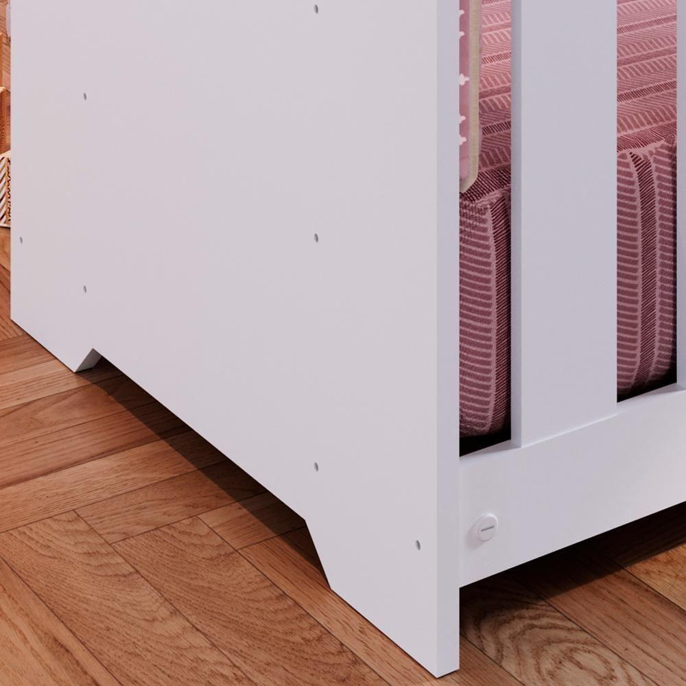 Berço Com Mosquiteiro La001 Branco Comm Branco - 10