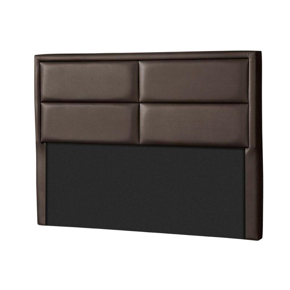 Cabeceira Cama Box Estofada Queen New York Courano Marrom - Probel - 1