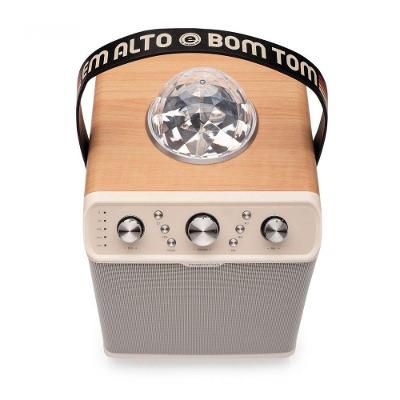 Karaoke Portatil 2 Mic Alto E Bom Tom