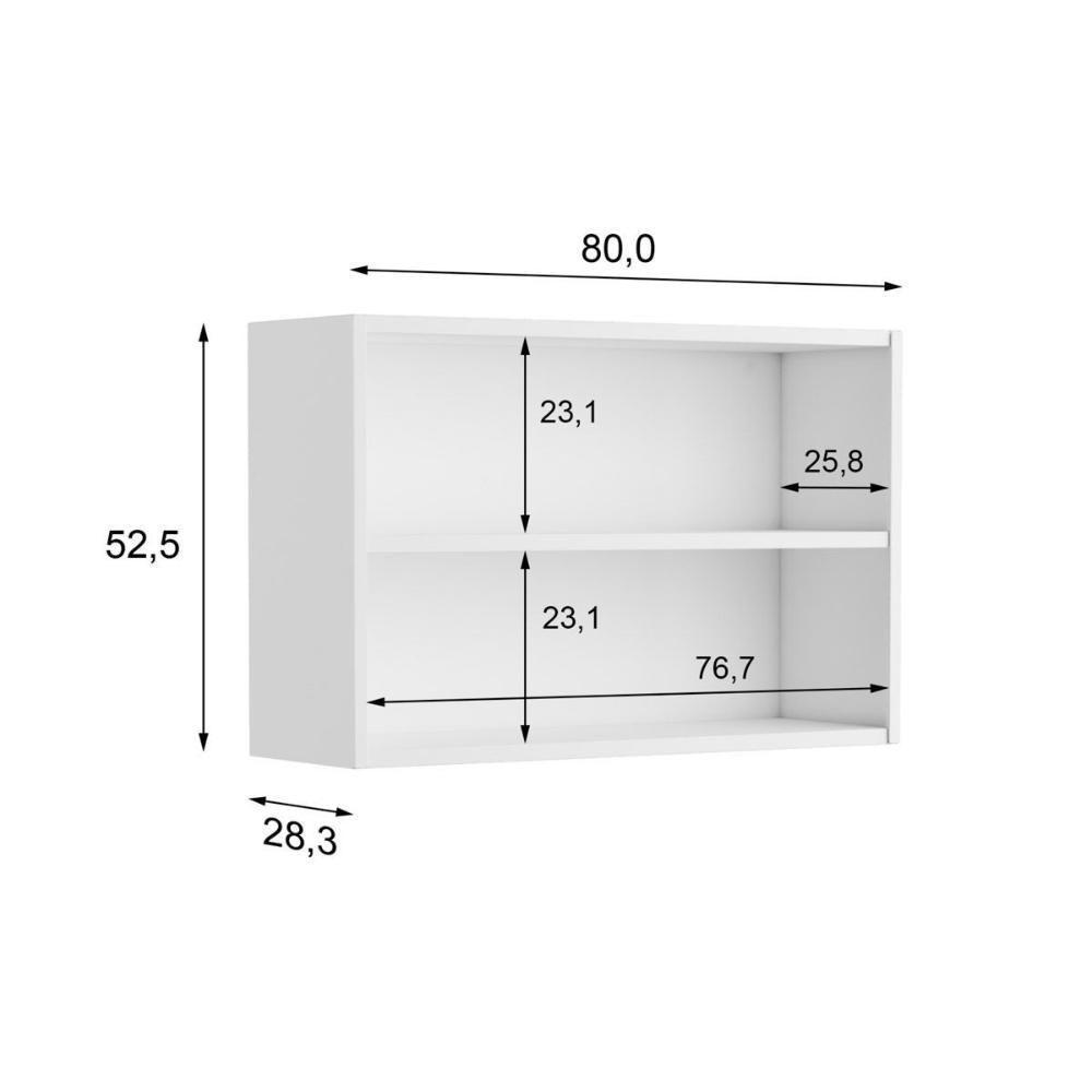 Módulo Cozinha Bertolini Evidence Armário  7005 2 Portas Branco - 4