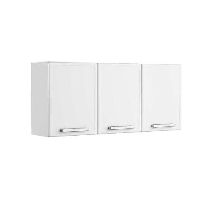 Armário Aéreo Cozinha Modulado  Gourmet 7008 3 Portas Branco - Bertolini