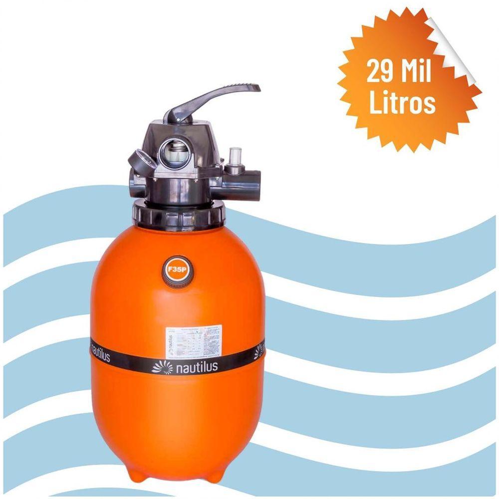 Filtro Para Limpeza De Piscina Até 29 Mil Litros F350P - Nautilus - 2