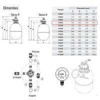 Filtro Para Limpeza De Piscina Até 29 Mil Litros F350P - Nautilus - 7