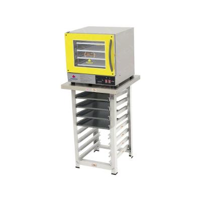 Kit - Forno Turbo Prp-004 Plus Digital 220v Amarelo + Bancada Mes-004 + 4 Assadeiras - Progás 220v