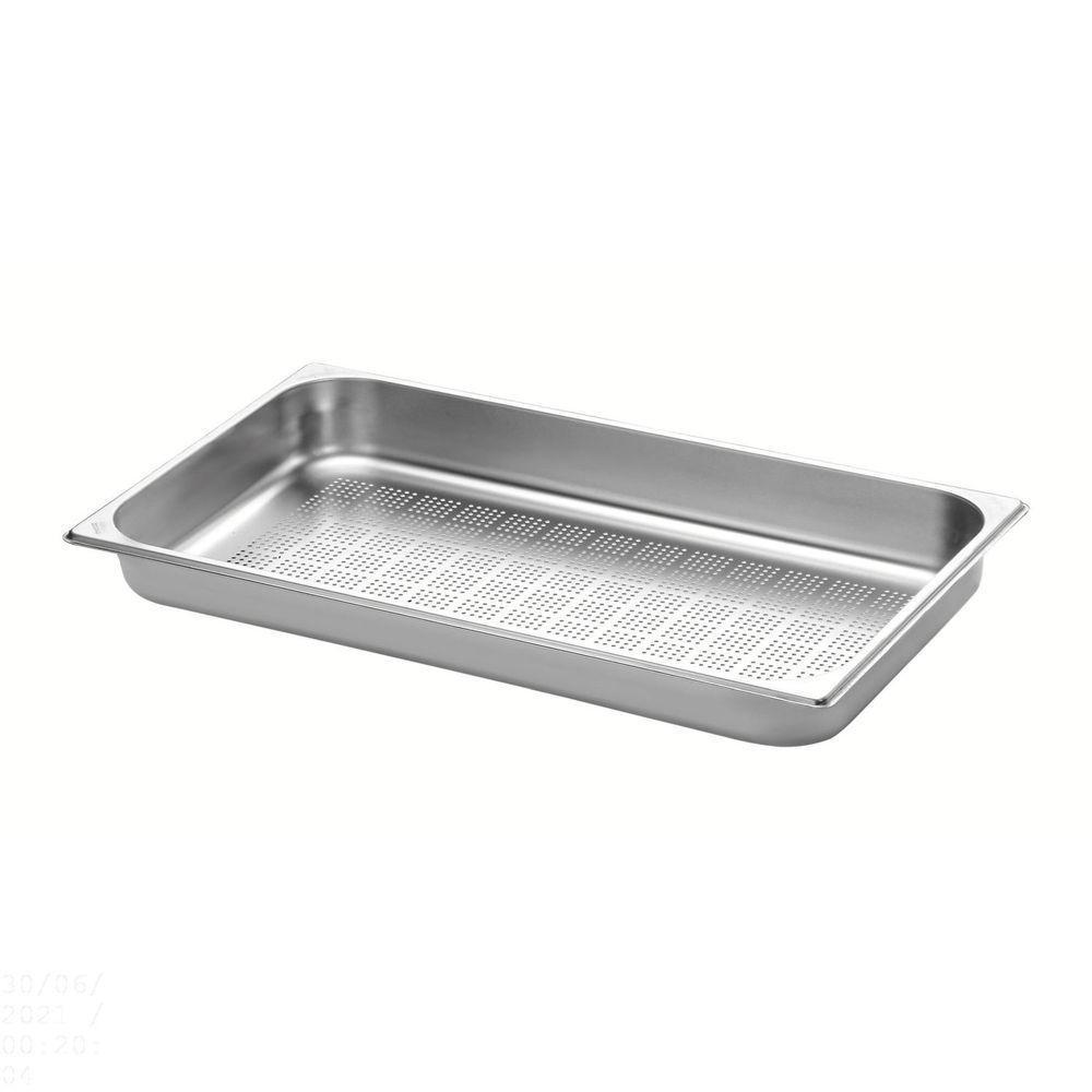 Cuba Perfurada Tramontina Gn 1/1 Em Aço Inox Sem Alças Profundidade 40 Mm - Aço 201 Tramontina - 1