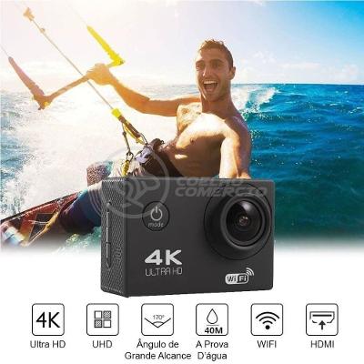 Go Cam Camera Vídeo Action Wifi 4K Ultra Hd Dv 30M