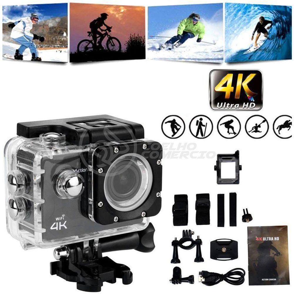 Go Cam Vídeo Action Ação Wifi 4K Sports Cam Ultra Hd Dv 30M - 3