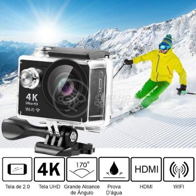 Go Cam Camera Vídeo Action Wifi 4K Ultra Hd Dv 30M