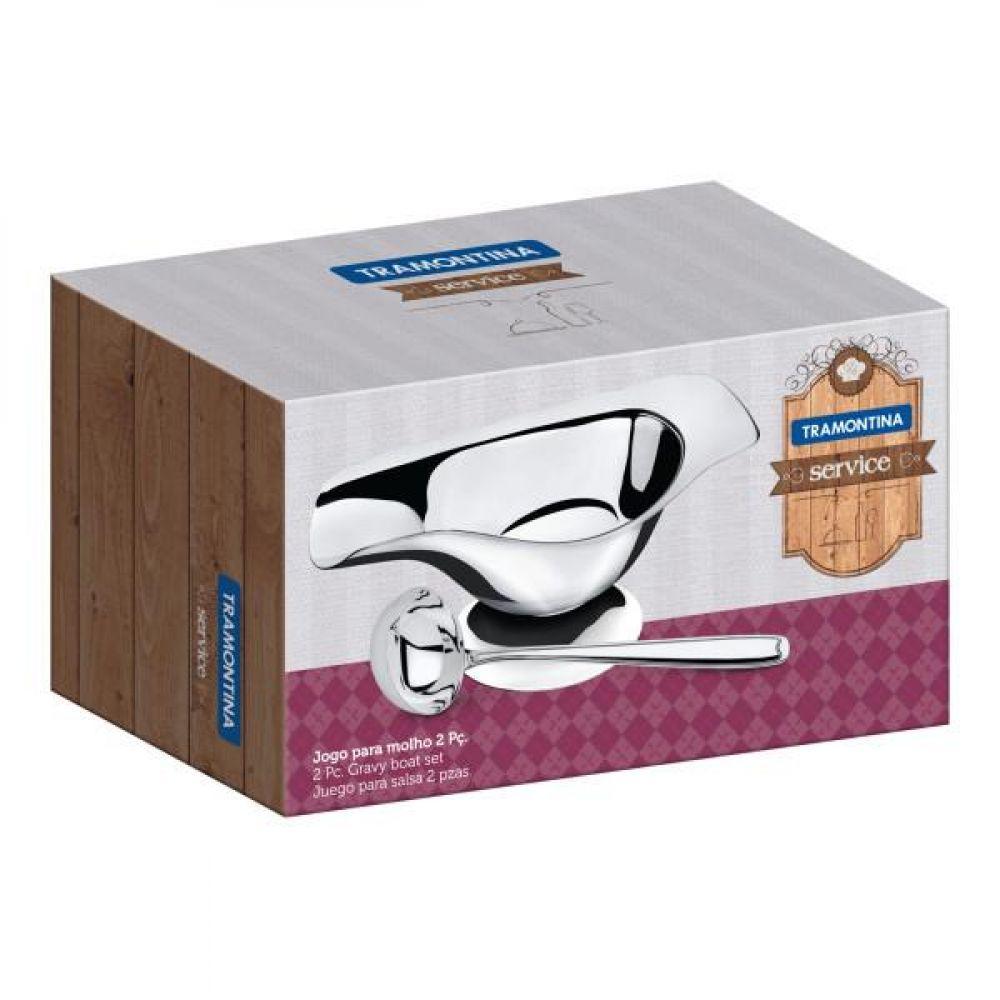Kit Para Molho Tramontina Service Em Aço Inox 2 Peças - 4