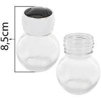 Kit Porta Temperos Condimentos 12 Potes Suporte Giratório - 6