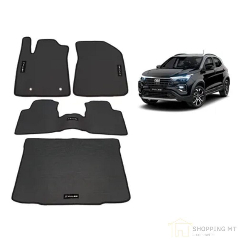 Tapete Borracha Pulse 2021+ Traseiro Inteiriço + Porta-Malas - 2