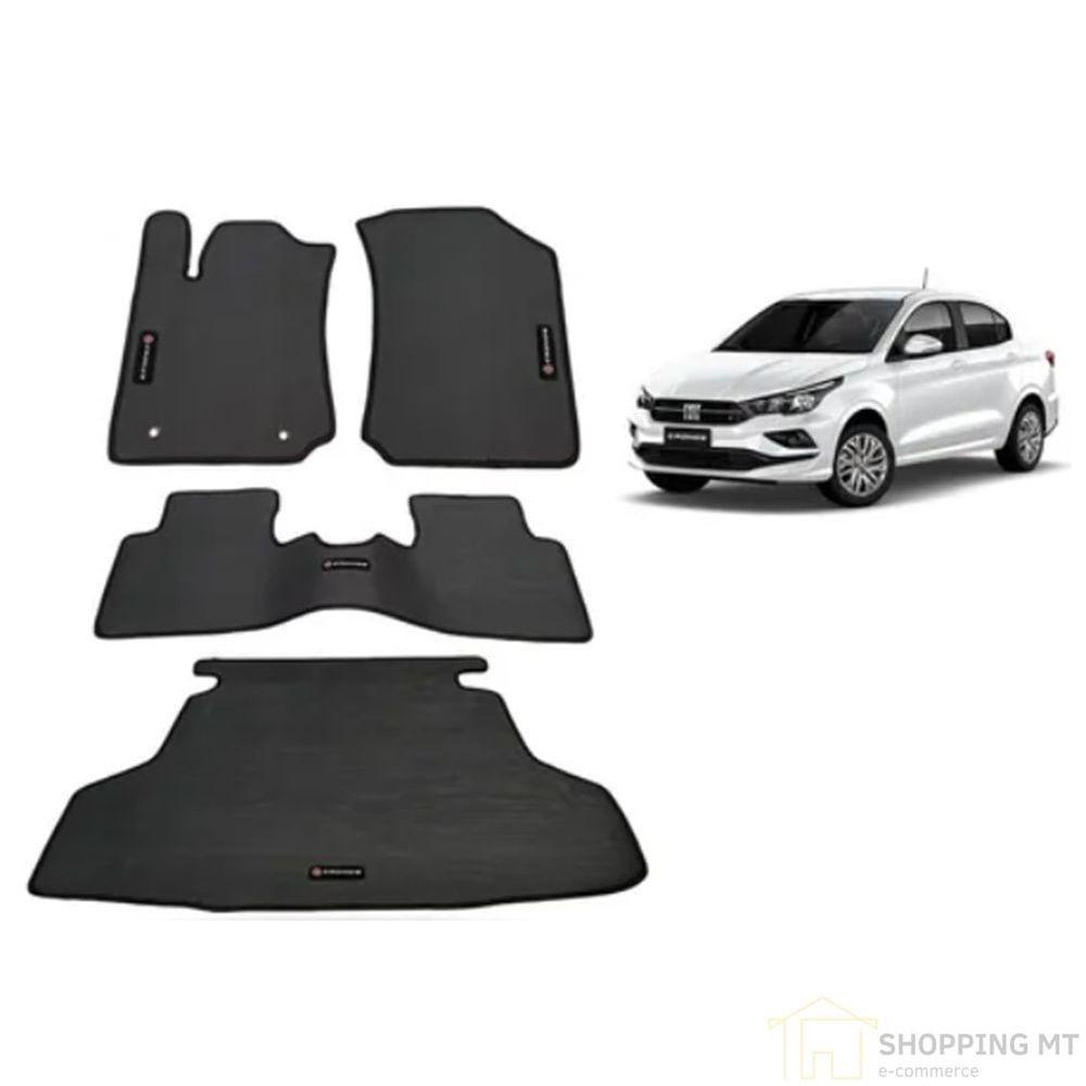 Tapete Borracha Cronos Com Traseiro Interiço E Porta-Malas - 2