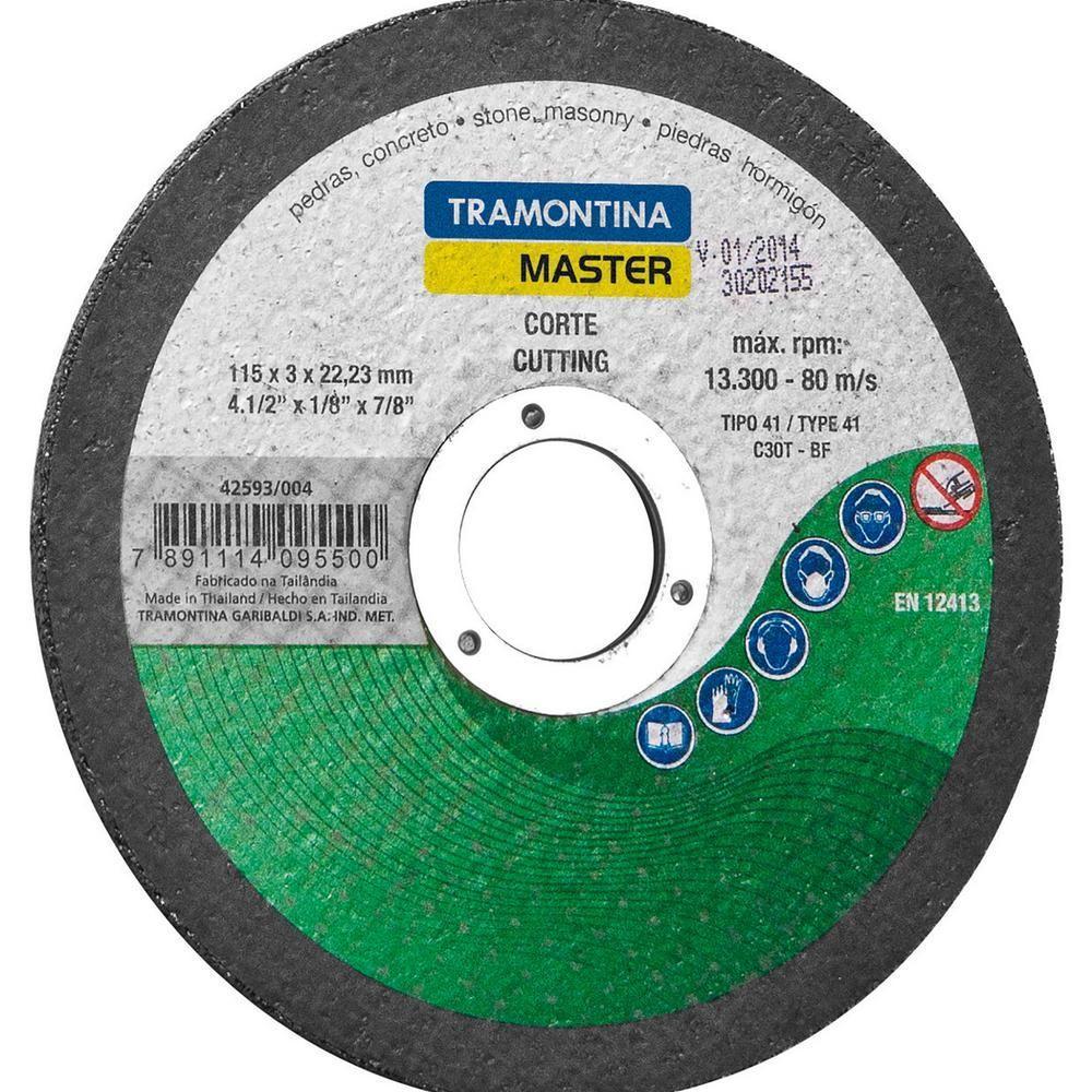 Disco De Corte Tramontina 4.1/2´´ Para Pedras - 1