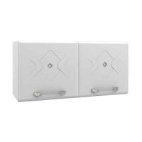 Armário Aéreo Cozinha Modulado  Mirage New c/ 2 Portas Branco - Telasul - 1