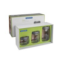 Jogo De Potes De Vidro Tramontina Purezza Tampa Plástica A V - 5