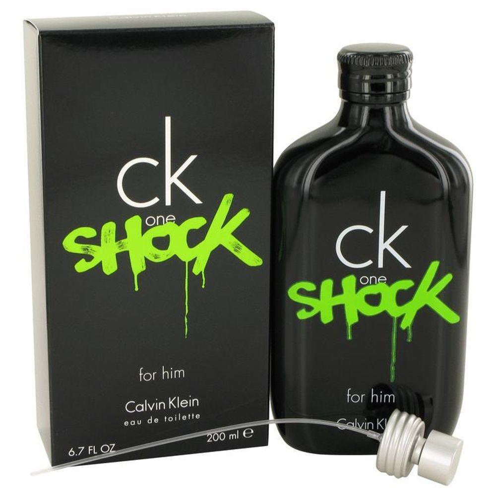 Perfume Masculino Ck One Shock Calvin Klein 200 Ml Eau De Toilette - 1