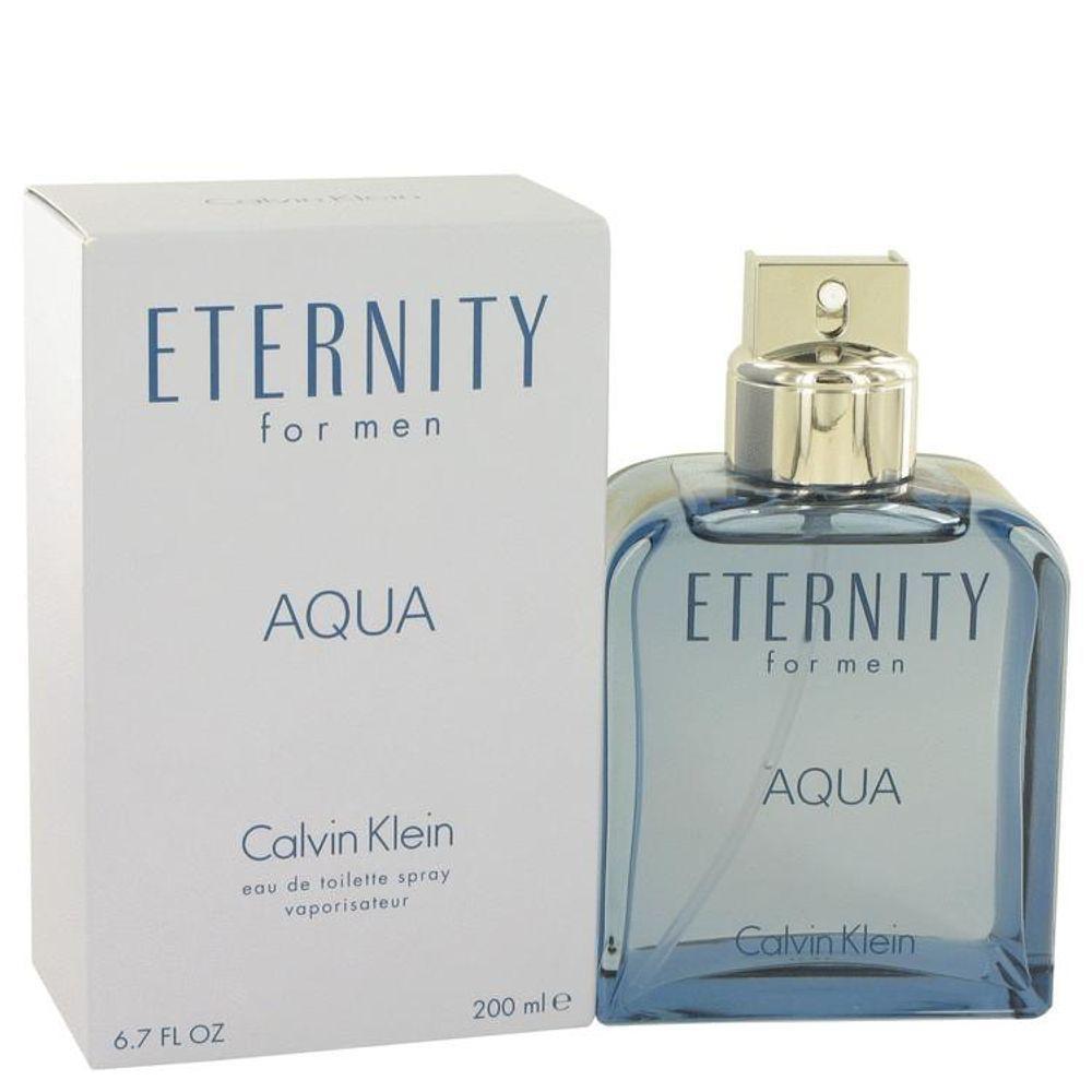Perfume Masculino Eternity Aqua Calvin Klein 200 Ml Eau De Toilette - 1