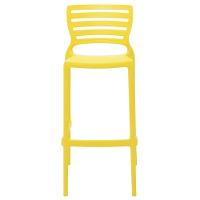 Cadeira Tramontina Sofia Alta Bar Em Polipropileno E Fibra De Vidro Amarela Tramontina - 6