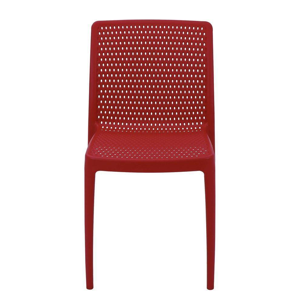 Cadeira Tramontina Isabelle Em Polipropileno E Fibra De Vidro Vermelho Tramontina - 6