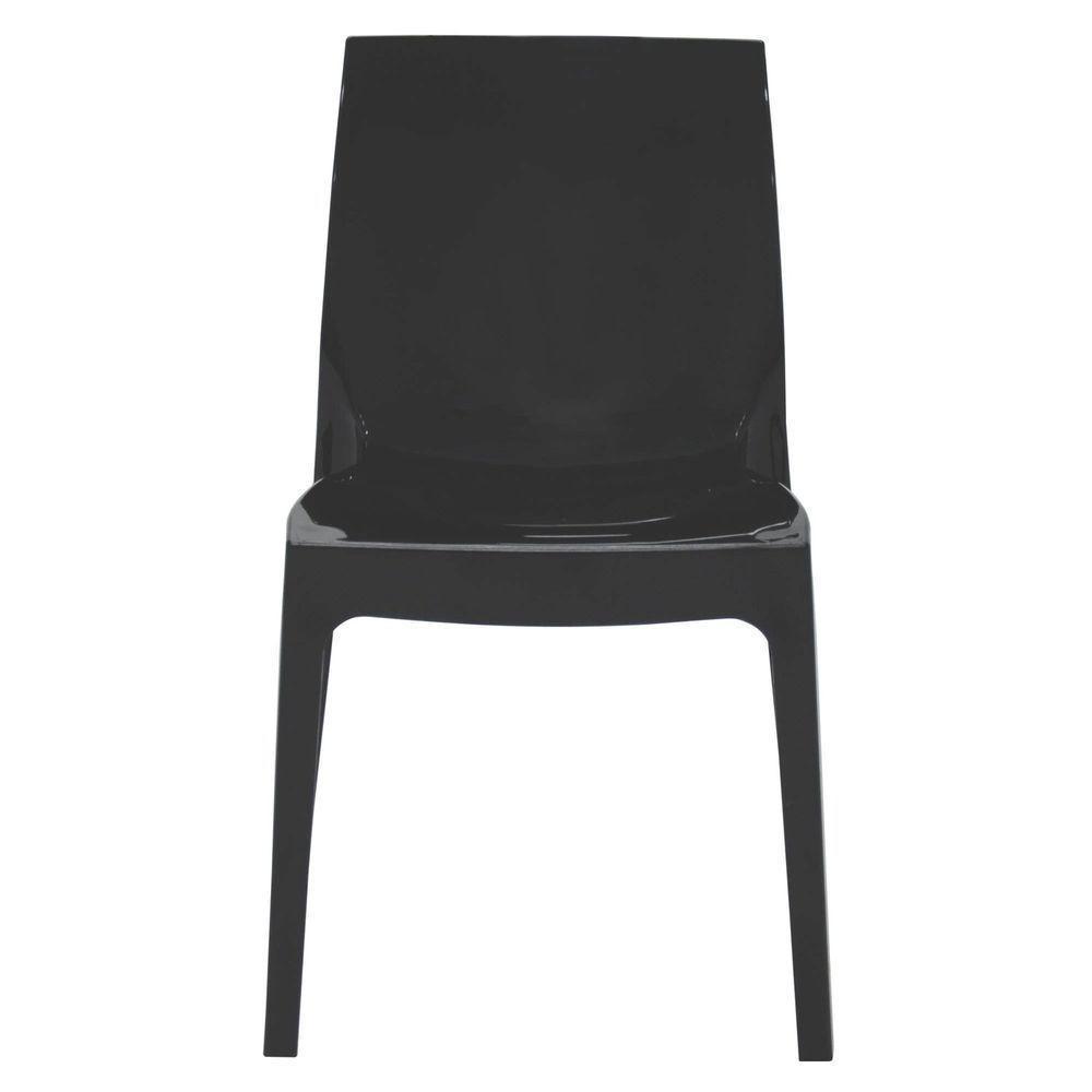 Cadeira Tramontina Alice Polida Sem Braços Em Polipropileno Preto Tramontina - 1