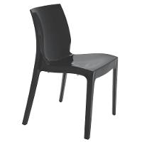 Cadeira Tramontina Alice Polida Sem Braços Em Polipropileno Preto Tramontina - 11