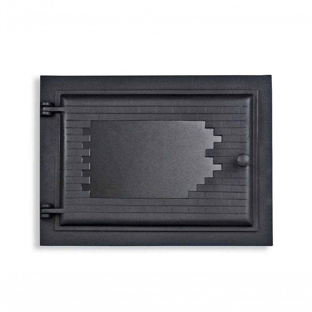 Porta Forno Ferro Fundido Com Vidro Libaneza 31,5X46Cm. - 2