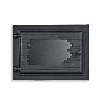 Porta Forno Ferro Fundido Com Vidro Libaneza 31,5X46Cm.