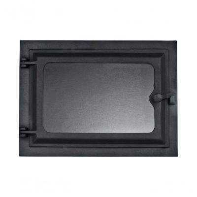 Porta Forno Ferro Fundido Com Vidro 28,5X33,5Cm.