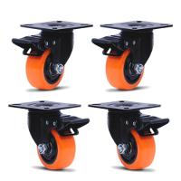 4 Rodizio Para Móveis 41Mm Com Freio Rol. Glpbf.1.5/8.Bpa.E - 1