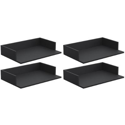 Kit 4 Suportes Suspensos Para Micro-Ondas 60X40cm Preto