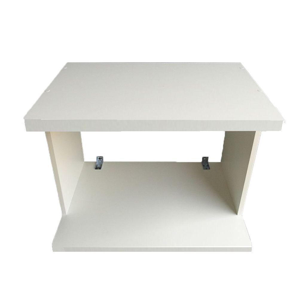 Suporte Microondas Simples Branco Em Mdf - 7