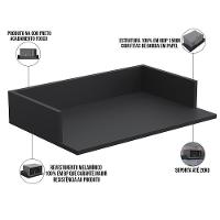 Kit 2 Suportes Suspensos Para Micro-Ondas 60X40cm Preto - 7