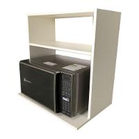 Suporte Microondas Com Nicho Branco Em Mdf - 5