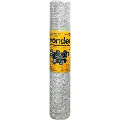 Tela Metálica Galinheiro Hex Malha 2'' Bwg18 1,2m 50m Vonder