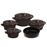 Jogo De Panelas Em Cerâmica Duo+ Smart Com 5 Peças Ceraflame Chocolate - 1