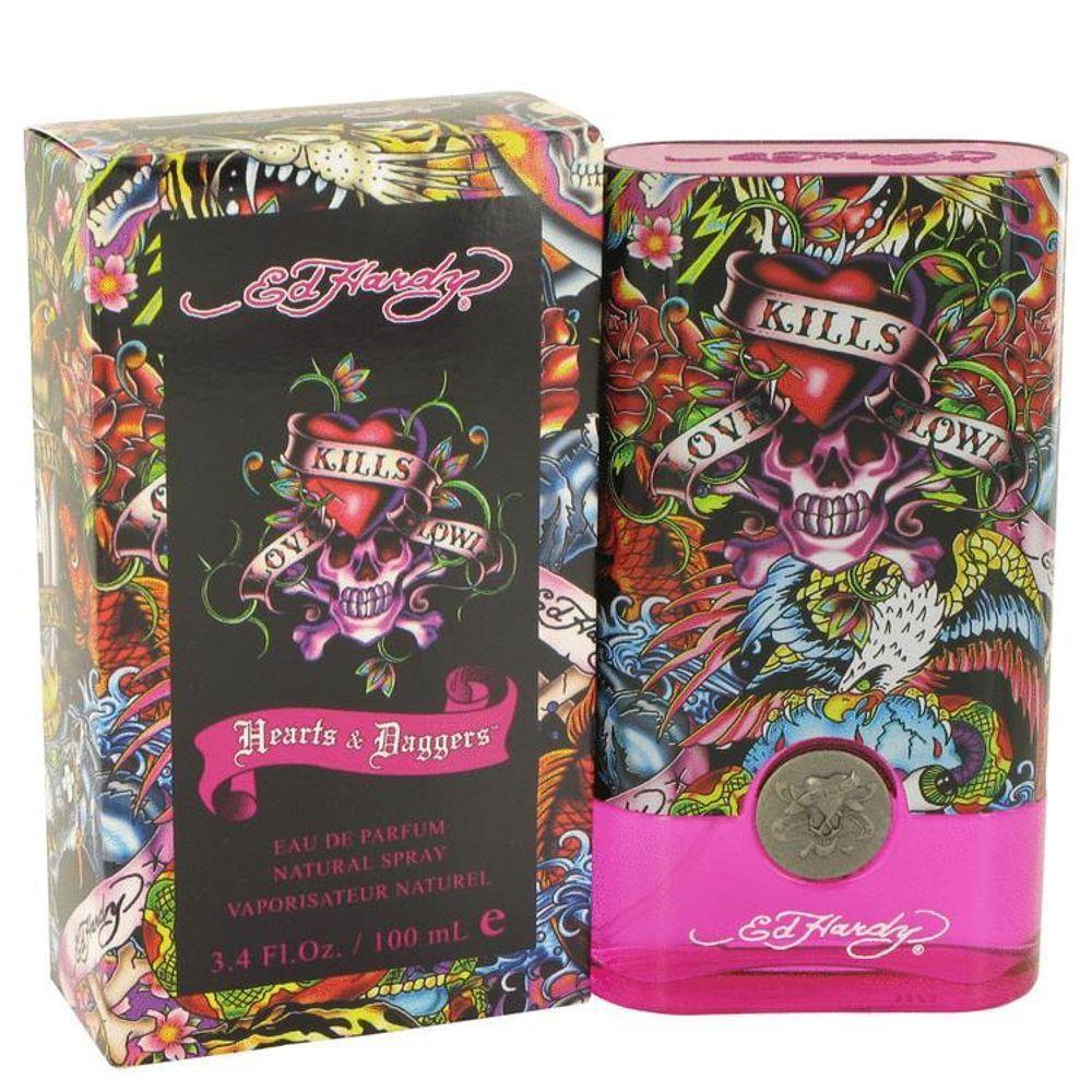 Perfume Feminino Ed Hardy Hearts & Daggers Christian Audigier 100 Ml Eau De Parfum - 1