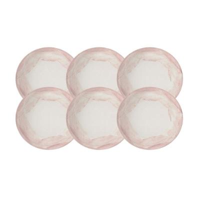 Conjunto De Pratos Fundos 06 Peças Rosé Tramontina