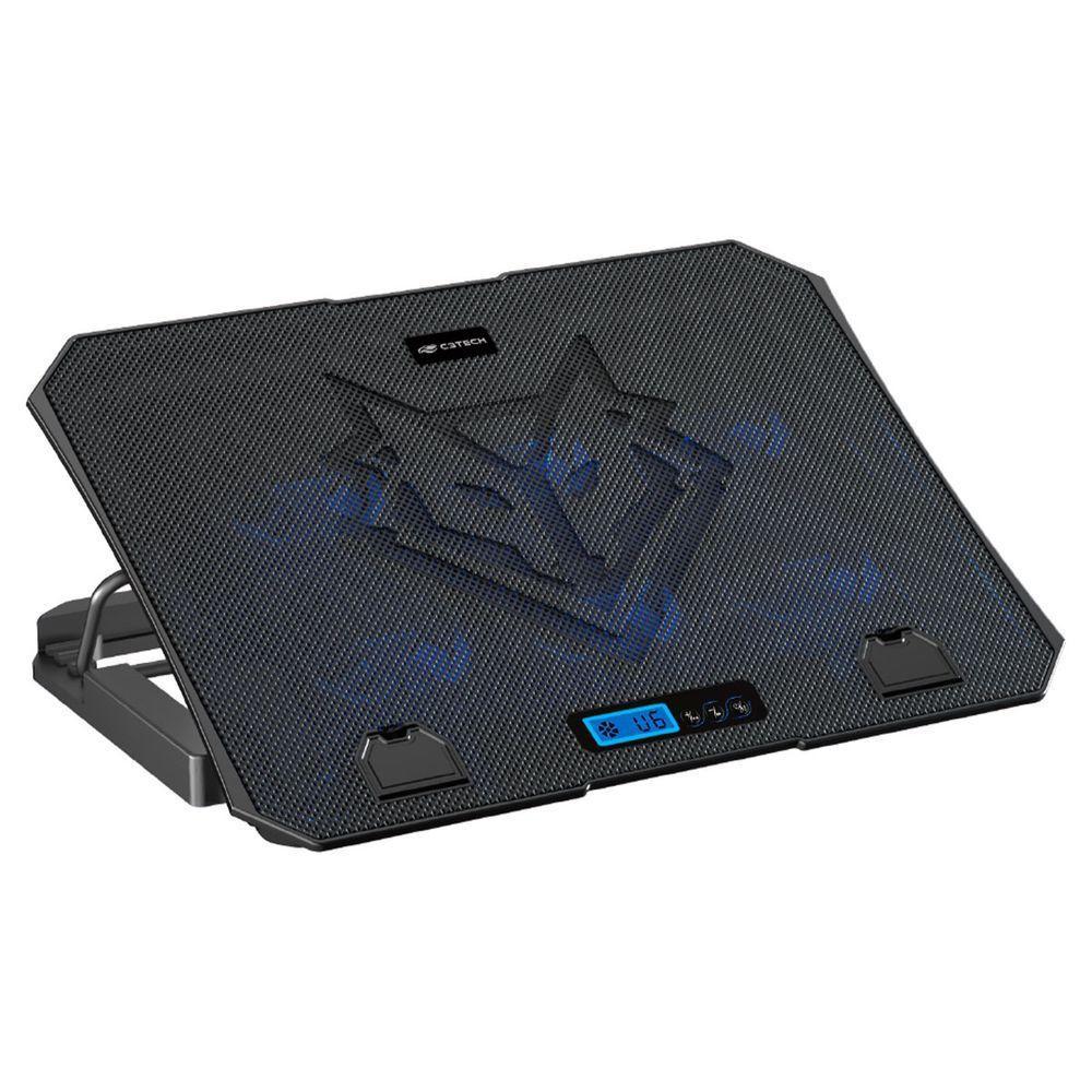 Base P/ Notebook Gamer C3tech Nbc-70bk, 15.6", 6x Fans, Usb 2.0, Preto - 5