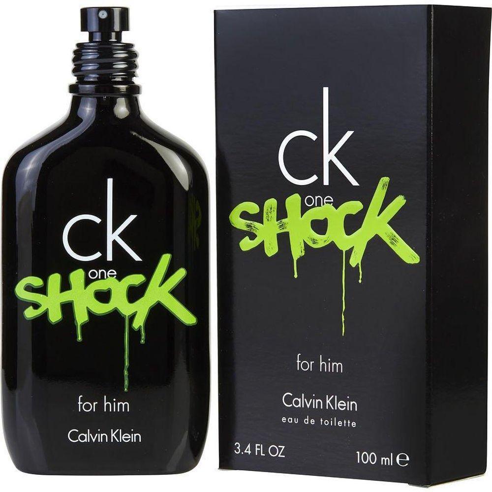 Perfume Masculino Ck One Shock Calvin Klein Eau De Toilette Spray 100 Ml - 1