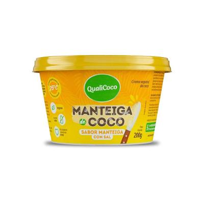 Manteiga De Coco Qualicoco 200g Natural Com Sal