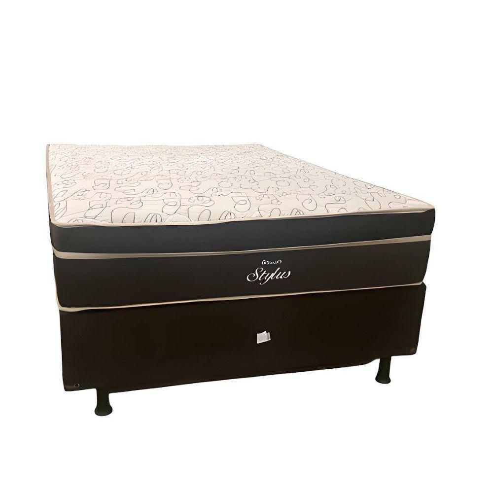 Conjunto Box Stylus Casal 138X188X60 Topázio Marrom - 4