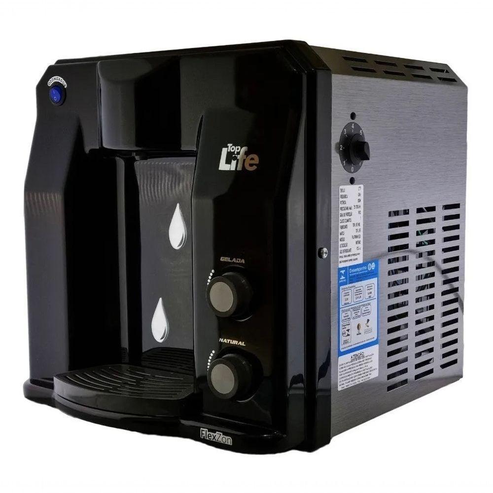 Filtro Purificador De Água Com Ozônio Gelada Preto 127V Flex Oxi - Top Life - 7