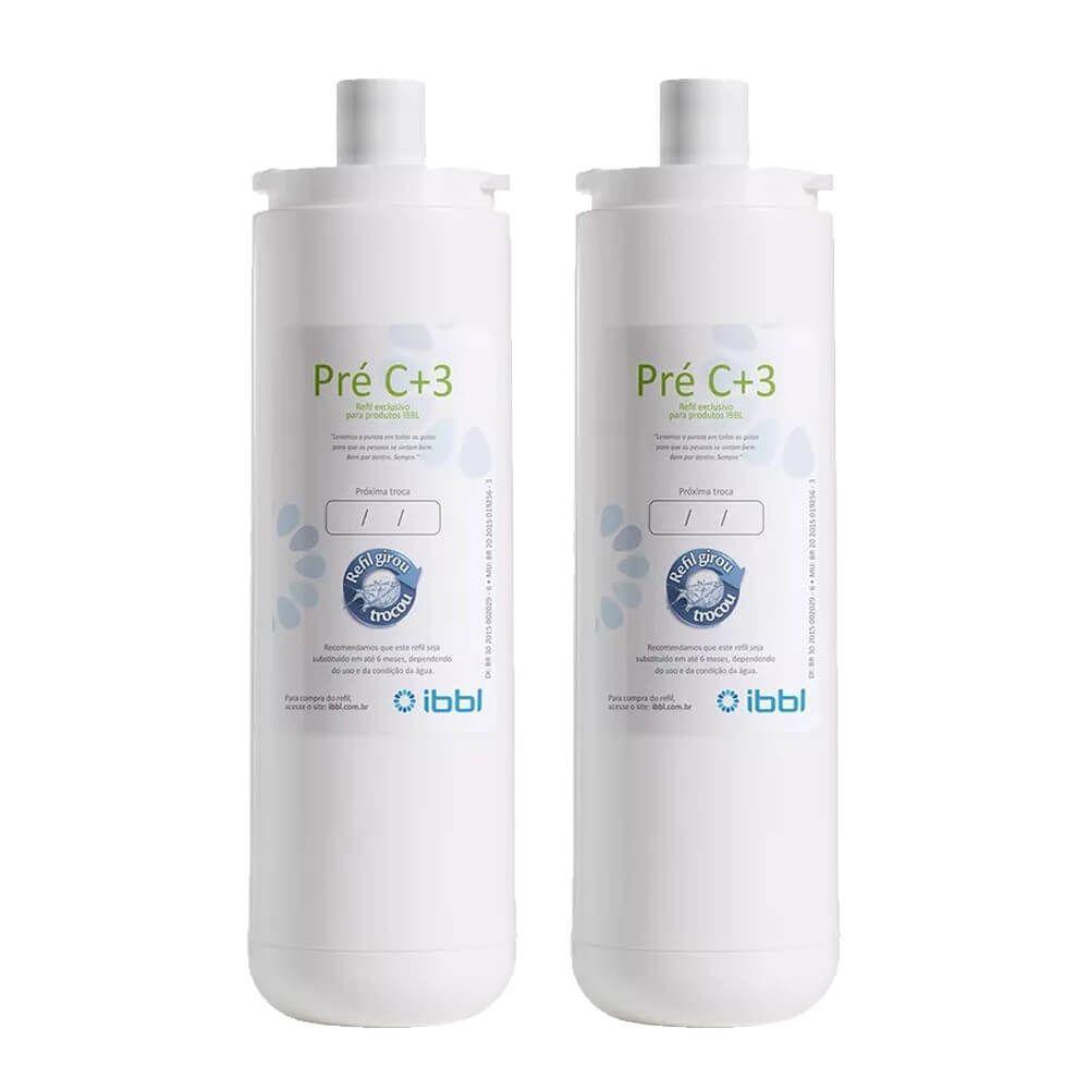 Kit 2 Unidades Refil Filtro Pré C+3 Original Ibbl - 1